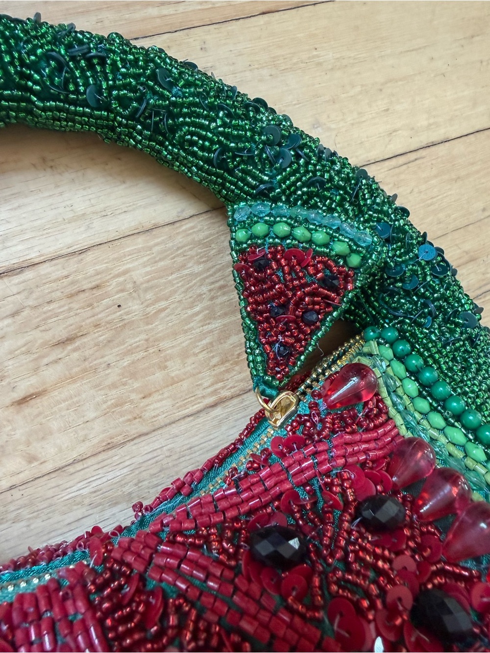 Watermelon Beaded Bag - Viral TikTok Trend NWT - Picture 2 of 6